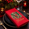 Custom Cotton Napkin - Personalized Christmas Birthday Gifts For Mom, Dad, Brother, Sister - Family Traditions Full Of Love