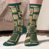 Custom Shh I'm Reading Crew Socks - Personalized Bookish Gifts For Book Lovers, Bookworms, Readers - Magic Lives Between The Pages