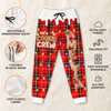 Custom Letter Unisex Sweatpants - Personalized Christmas Birthday Gifts For Mom, Dad, Brother, Sister - Cookies For Santa