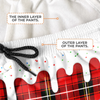 Custom Letter Unisex Sweatpants - Personalized Christmas Birthday Gifts For Mom, Dad, Brother, Sister - Cookies For Santa