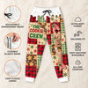 Custom Letter Unisex Sweatpants - Personalized Christmas Birthday Gifts For Mom, Dad, Brother, Sister - Holiday Sweetie