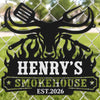 Custom BBQ Shaped Metal Sign - Personalized Grilling Gifts For BBQ Lovers, Husband, Son, Grandson, Brother, Grandpa, Dad, Yourself - Fire Up The Charcoal Grill