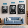 Custom Photo Vertical Canvas - Personalized Halloween Anniversary Wedding Gifts For Husband And Wife, Him And Her - Forever Bound In Darkness
