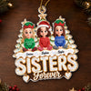 Custom Acrylic Ornament - Personalized Best Friend Christmas Birthday Gifts For Women, Besties, Sisters, BFF - Joyful Season With You