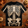 Custom Skeleton T-shirt - Personalized Halloween Birthday Gifts For Husband, Son, Grandson, Brother, Grandpa, Dad, Yourself - Just A Bunch Of Bones