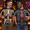 Custom Skeleton T-shirt - Personalized Halloween Birthday Gifts For Husband, Son, Grandson, Brother, Grandpa, Dad, Yourself - Just A Bunch Of Bones