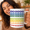 Hidden Message Mug - Funny Gifts For Best Friends, Family, Coworker, Work Bestie - Living Life In Full Color