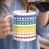 Hidden Message Mug - Funny Gifts For Best Friends, Family, Coworker, Work Bestie - Living Life In Full Color
