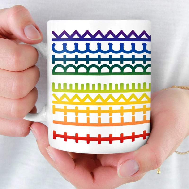 Hidden Message Mug - Funny Gifts For Best Friends, Family, Coworker, Work Bestie - Living Life In Full Color