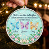 Custom Acrylic Ornament - Personalized Best Friend Christmas Birthday Gifts For Women, Besties, Sisters, BFF - A Sisterly Bond Like No Other