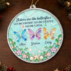 Custom Acrylic Ornament - Personalized Best Friend Christmas Birthday Gifts For Women, Besties, Sisters, BFF - A Sisterly Bond Like No Other