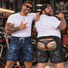 Custom Funny Men Swim Trunks - Personalized Summer Vacation And Travel Gifts For Husband, Son, Grandson, Brother, Grandpa, Dad, Yourself - Born To Ride In Style