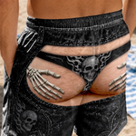 Custom Funny Men Swim Trunks - Personalized Summer Vacation And Travel Gifts For Husband, Son, Grandson, Brother, Grandpa, Dad, Yourself - Born To Ride In Style