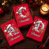 Custom Snowman Cotton Napkin - Personalized Christmas Birthday Gifts For Mom, Dad, Brother, Sister - Joy Looks Good On Everyone
