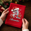Custom Snowman Cotton Napkin - Personalized Christmas Birthday Gifts For Mom, Dad, Brother, Sister - Joy Looks Good On Everyone
