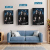 Custom Photo Vertical Canvas - Personalized Halloween Decor Birthday Gifts For Mom, Dad, Brother, Sister - Haunting Together Forever