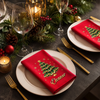 Custom Cotton Napkin - Personalized Christmas Birthday Gifts For Mom, Dad, Brother, Sister - Let The Good Cheer Begin