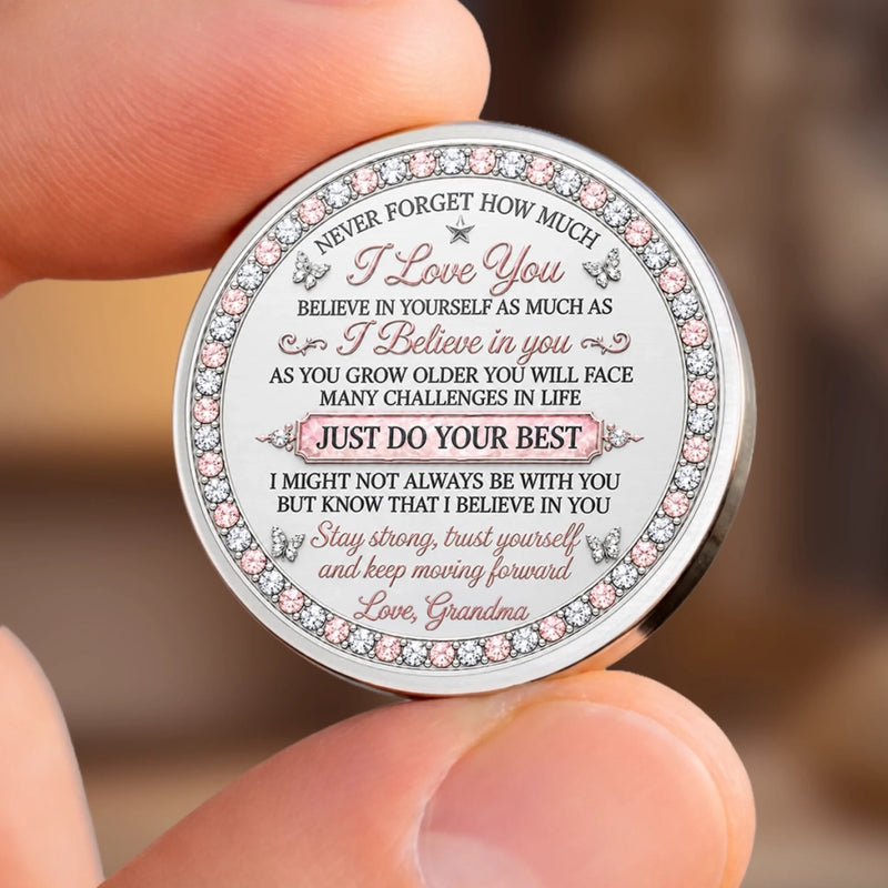 Custom Pocket Hug - Personalized Birthday Gifts For Daughter, Granddaughter - Forever Loved, Forever My Girl