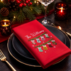 Custom Cotton Napkin - Personalized Christmas Birthday Gifts For Mom, Dad, Brother, Sister - Believe In Holiday Magic