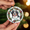 Custom Photo Ceramic Ornament - Personalized Pet Christmas Memorial Sympathy Gifts For Dogs, Cats - My Faithful Friend