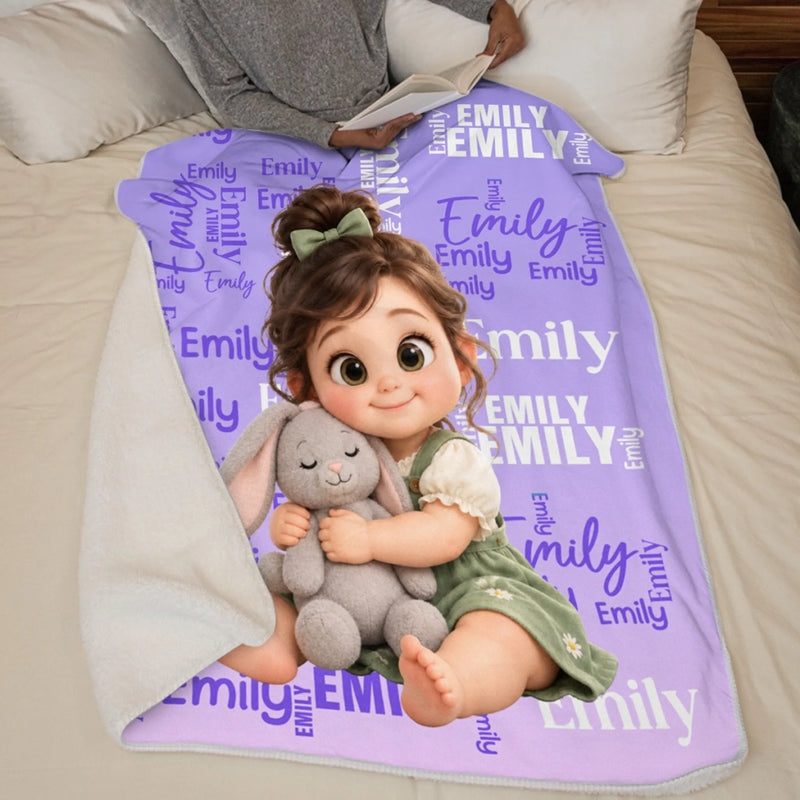 Custom Photo Blanket - Personalized Birthday Gifts For Kids - Stay Cozy And Dream Big