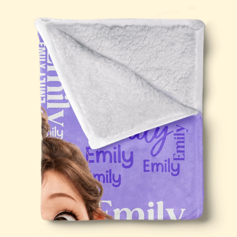 Custom Photo Blanket - Personalized Birthday Gifts For Kids - Stay Cozy And Dream Big
