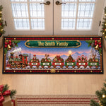 Custom Runner Rug - Personalized Christmas Birthday Gifts For Mom, Dad, Brother, Sister - Our Favorite Time Together