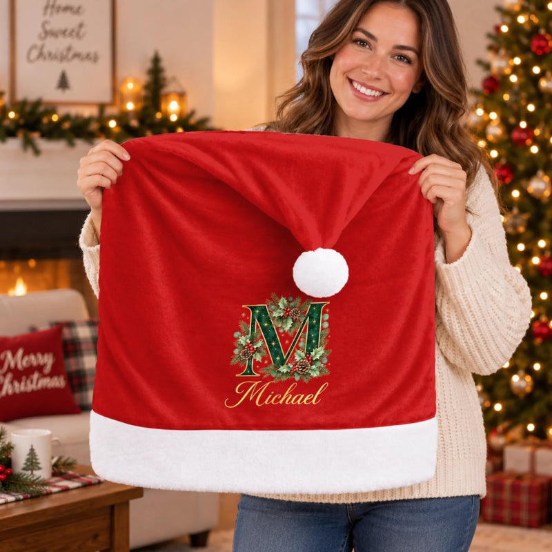 Custom Chair Cover - Personalized Christmas Birthday Gifts For Mom, Dad, Brother, Sister - Twinkle Bright Celebrate Tonight