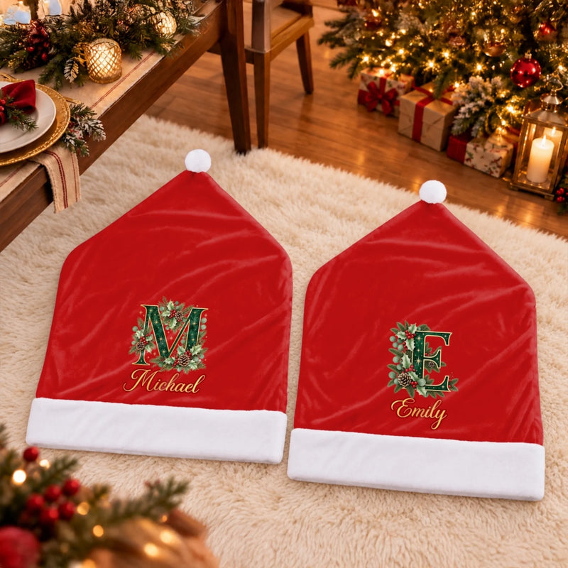 Custom Chair Cover - Personalized Christmas Birthday Gifts For Mom, Dad, Brother, Sister - Twinkle Bright Celebrate Tonight