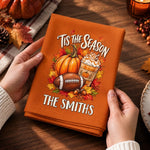Custom Cotton Napkin - Personalized Birthday Gifts For Mom, Dad, Brother, Sister - Gathered For The Cozy Season