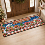 Custom Runner Rug - Personalized Christmas Birthday Gifts For Mom, Grandma - Grandma’s Holiday Squad