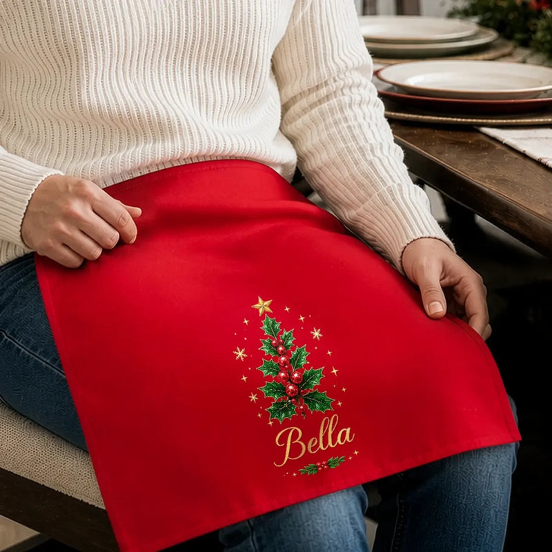 Custom Cotton Napkin - Personalized Christmas Birthday Gifts For Mom, Dad, Brother, Sister - Merry Christmas, Sweet Family