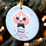 Custom Ceramic Ornament - Personalized Christmas Birthday Gifts For Kids - Little Dumpling Big Joy