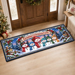 Custom Runner Rug - Personalized Christmas Birthday Gifts For Mom, Grandma - Christmas With My Crew
