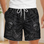 Custom Funny Patriotic Casual Shorts - Personalized Birthday Gifts For Husband, Son, Grandson, Brother, Grandpa, Dad, Yourself - Keep Cool And Ride On