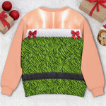 Custom Funny Ugly Sweatshirt - Personalized Christmas Birthday Gifts For Wife, Daughter, Besties, Sisters, Granddaughter, Grandma, Mom, Yourself - Serving Elf Glam