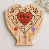 Custom Shaped Wooden Art Puzzle - Personalized Mother's Day Father's Day Birthday Gifts For Mom, Dad, Grandma, Grandpa - Where Every Piece Holds Love