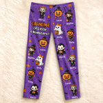 Custom Pajama Pants - Personalized Halloween Gifts For Grandma, Grandpa - Spoiling My Little Monsters