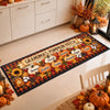 Custom Pumpkin Runner Rug - Personalized Birthday Gifts For Mom, Dad, Brother, Sister - Home Filled With Fall Blessings