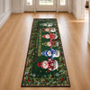 Custom Snowman Runner Rug - Personalized Christmas Birthday Gifts For Grandma, Grandpa - Making Memories Together