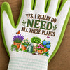 Custom Coated Grip Gardening Gloves - Personalized Birthday Garden Gifts For Gardeners - Growing Good Things Every Day