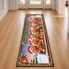 Custom Gingerbread Runner Rug - Personalized Christmas Birthday Gifts For Grandma, Grandpa -  Cozy Season With Family