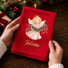 Custom Christmas Angel Cotton Napkin - Personalized Christmas Birthday Gifts For Mom, Dad, Brother, Sister - Peace, Love & Blessings