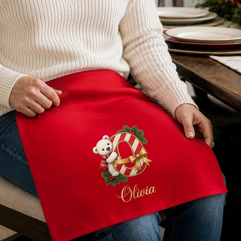 Custom Cotton Napkin - Personalized Christmas Birthday Gifts For Mom, Dad, Brother, Sister - Have A Beary Merry Christmas