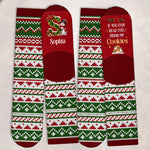 Custom Name Christmas Cookie Gifts - Personalized Middle Tube Socks