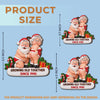Custom Funny Wooden Ornament - Personalized Anniversary Christmas Wedding Gifts For Husband And Wife, Him And Her - Cozy Xmas With You