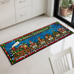Custom Runner Rug - Personalized Christmas Birthday Gifts For Grandma, Grandpa - Slay The Festive Season