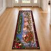 Custom Reindeer Runner Rug - Personalized Christmas Birthday Gifts For Grandma, Grandpa - Santa’s Reindeer Crew Arrive
