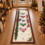 Custom Name Christmas Family Gifts - Personalized Runner Rug