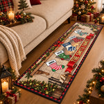 Custom Name Christmas Family Decor - Personalized Runner Rug